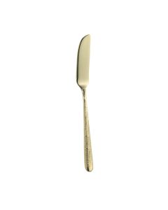 TARAS Fish Knife 18/10 Stainless Steel Gold Mirror Pvd Finish cm 20