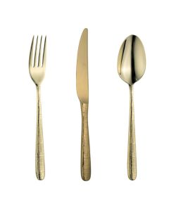 TARAS Cutlery set - Stainless Steel 18/10 gold pvd finish