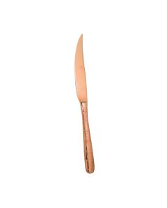 TARAS Steak Knife Stainless Steel Copper Mirror Pvd Finish cm 23,5