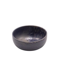 PHOBOS Grey High Bowl with Blue Reactive Dots Ø cm 18 h cm 8,5