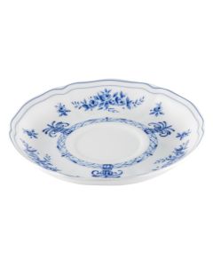 ANTHIROS White and Blue Tea cup Saucer Ø cm 15