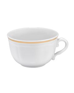 ANTHIROS White Tea cup with Gold Rim cl 20